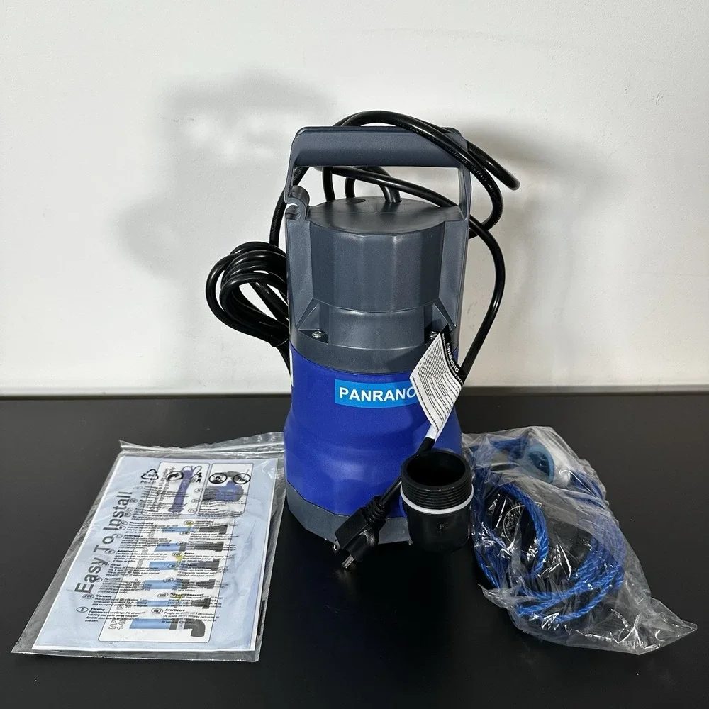 3/4 HP Submersible Sump Pump 3500 GPH Portable Water Transfer Tool